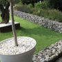 Ardenner breuksteen grijs in de tuin